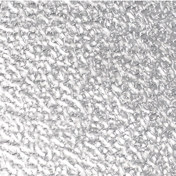 Aluminum stucco textured sheet