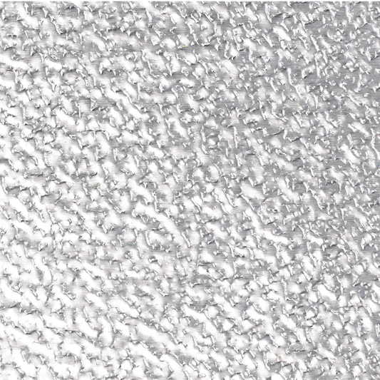 Aluminum stucco textured sheet