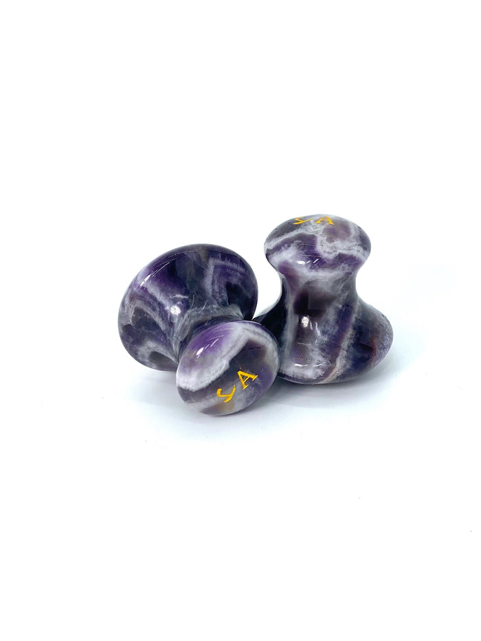 Amethyst Mushroom Gua Sha Set - Skin Artisan