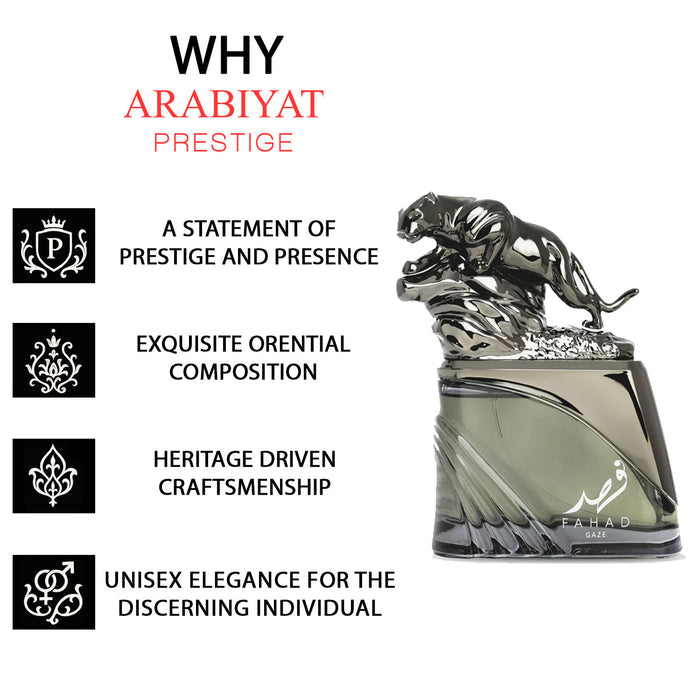 ARABIYAT PRESTIGE FAHAD GAZE EDP 100ML FOR MEN