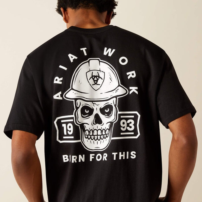 Ariat Rebar Cotton Strong Hardhead T-Shirts - Black