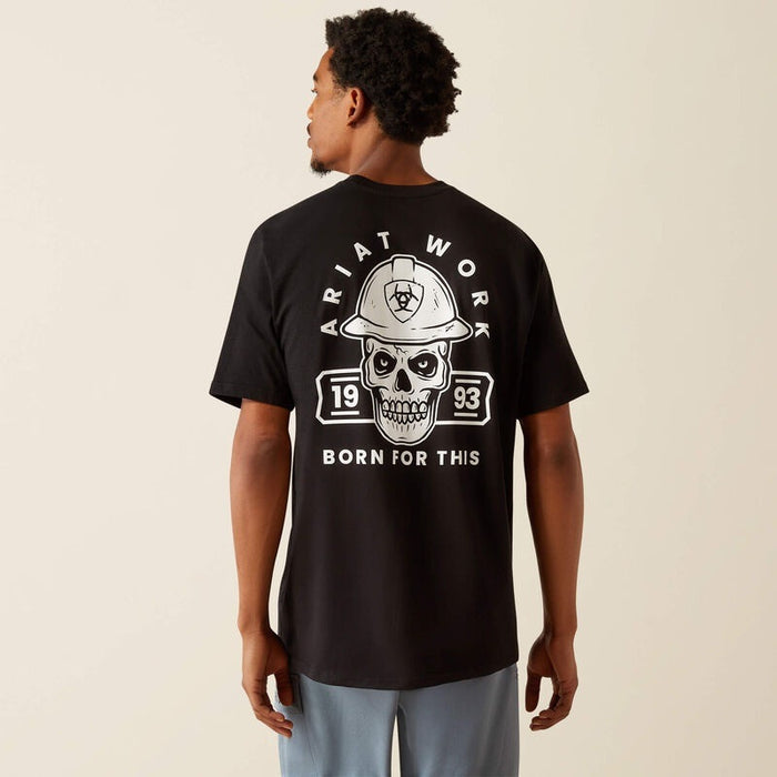 Ariat Rebar Cotton Strong Hardhead T-Shirts - Black