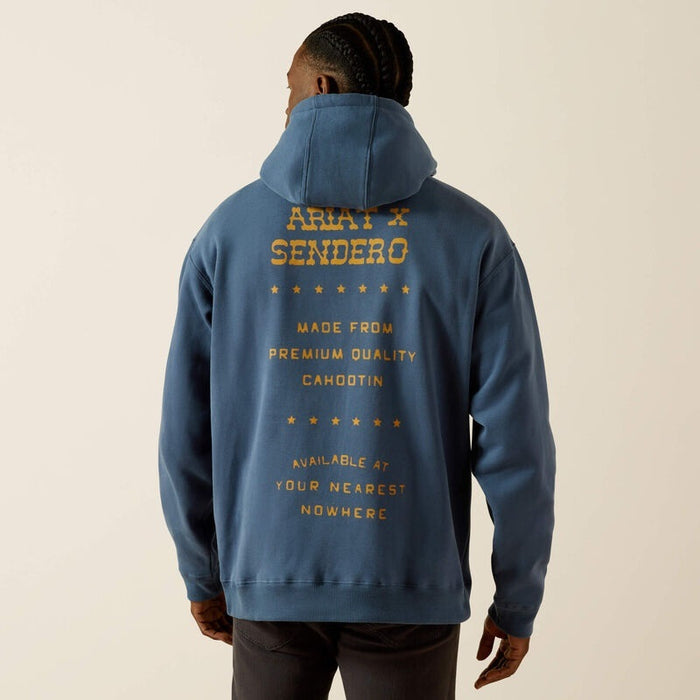 Ariat Sendero Back In The Saddle Hoodie - Dark Denim
