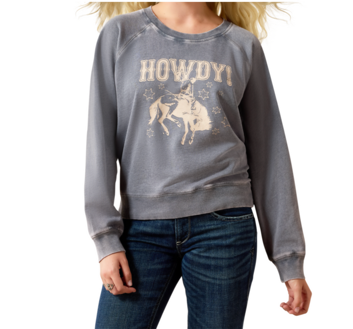 Ariat Vintage Raglan Howdy Sweatshirt for Women