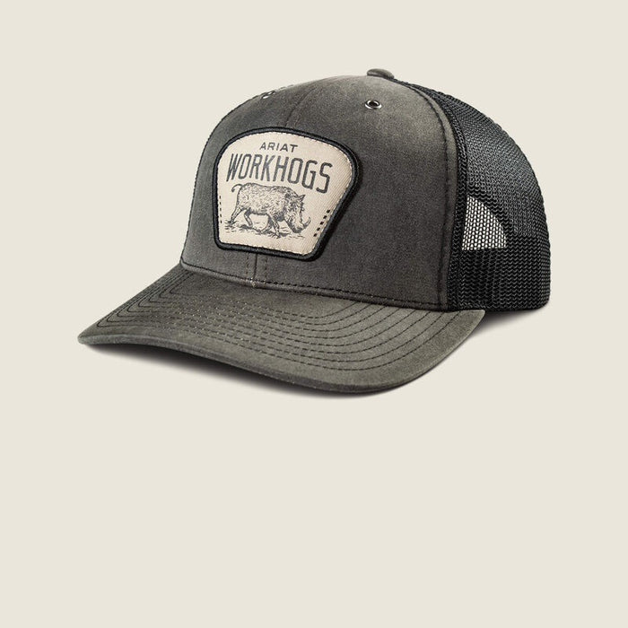 Ariat WorkHog Patch Snapback Cap - Grey