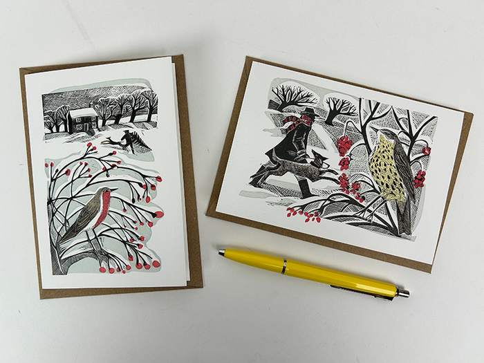 Art Angels | Bringing Back the Tree & Thrush Notecards by Angela Harding