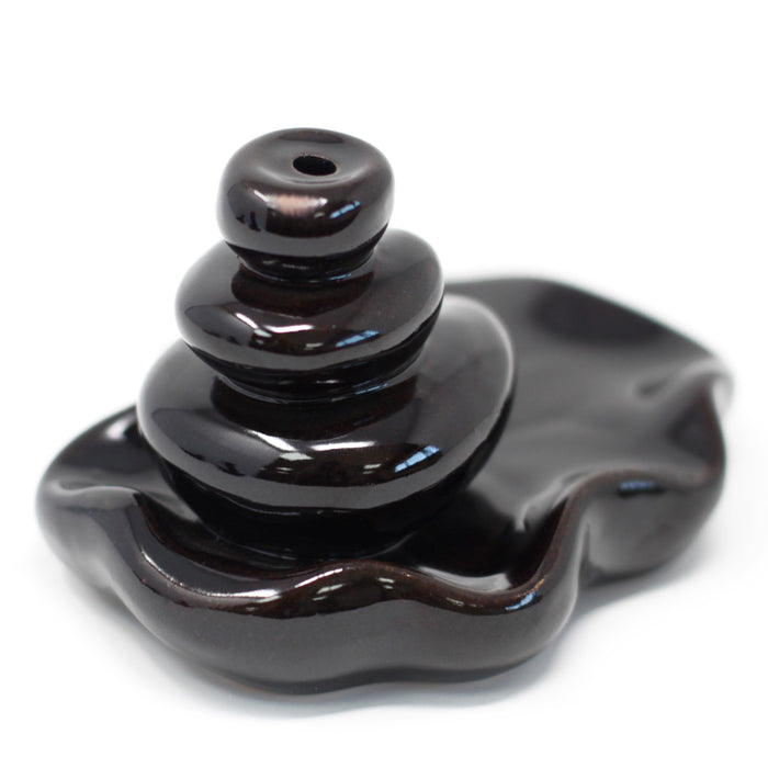 Earthstore® Back Flow Incense Burner - Large Pebbles into Pool