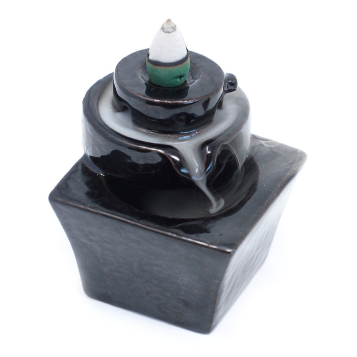 Earthstore® Back Flow Incense Burner - Round to Square