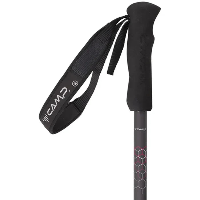 CAMP Backcountry Carbon W - מקלות טרקים היפרלייט לנשים, קצה גומי