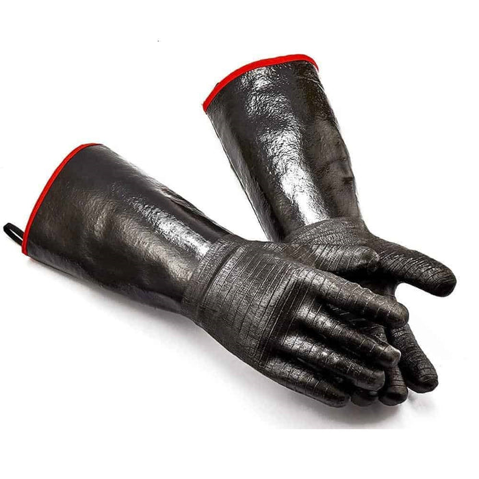 BBQ Gourmet Insulated Water / Oil Proof Silicone Grill Gloves - 35.5 cm ( 14in) Pair