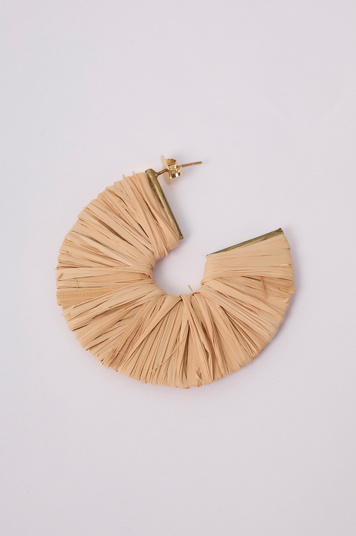 Beige Oasis Straw Earrings_6