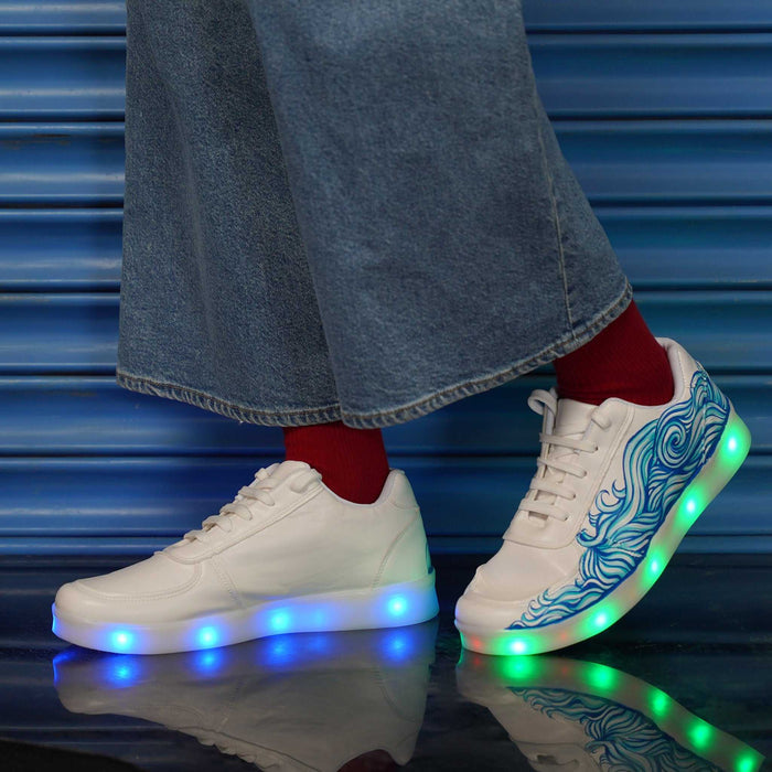 Beyond The Sea Sneakers - Light Me Up - The Quirky Naari