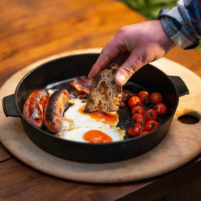 Big Green Egg 36cm Cast Iron Skillet for XXl, XL & L