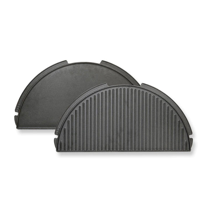Big Green Egg Large Half Moon Cast Iron Plancha Griddle