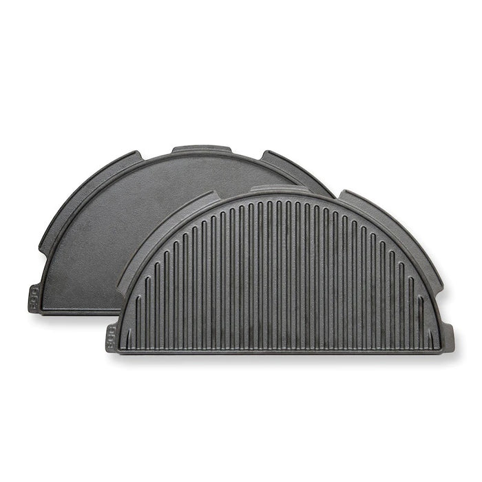 Big Green Egg XL Half Moon Cast Iron Plancha Griddle