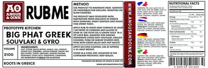 Big Phat Greek Seasoning 220g