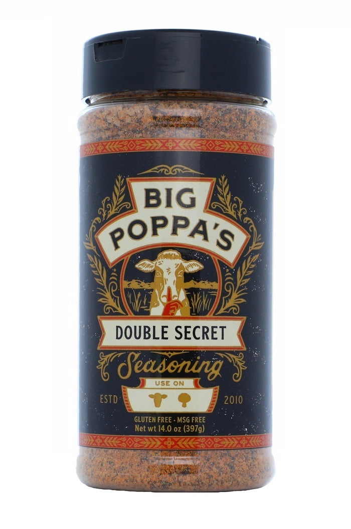 Big Poppas Smokers 'Double Secret' Steak  Rub - 396g (14oz) - CLEARANCE