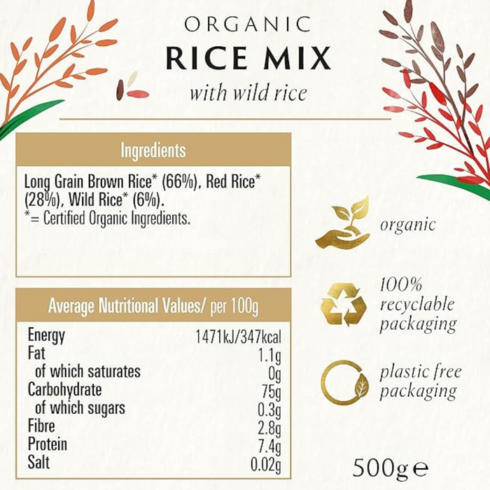 Biona Organic Wild Rice Mix 500g