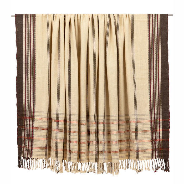 BK Shell/Espresso Handwoven Bedspread