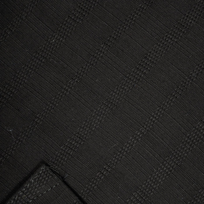 Black Colour Vertical Stripe Textured Jacquard Shirt for Men - Punekar Cotton