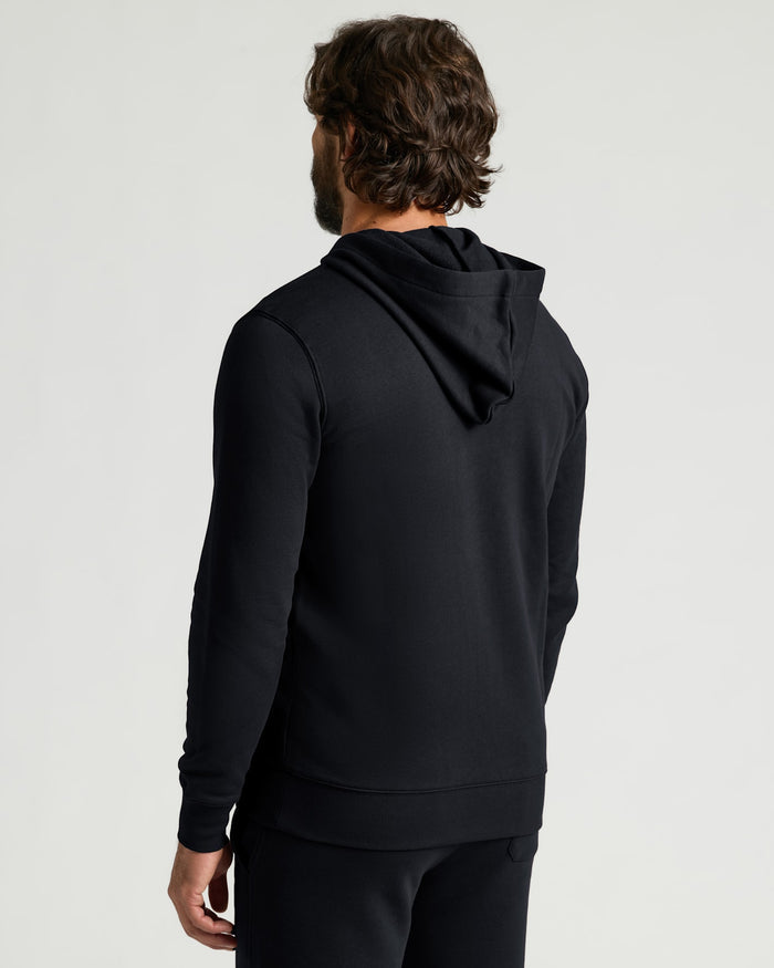 Black Fleece French Terry Pullover Hoodie