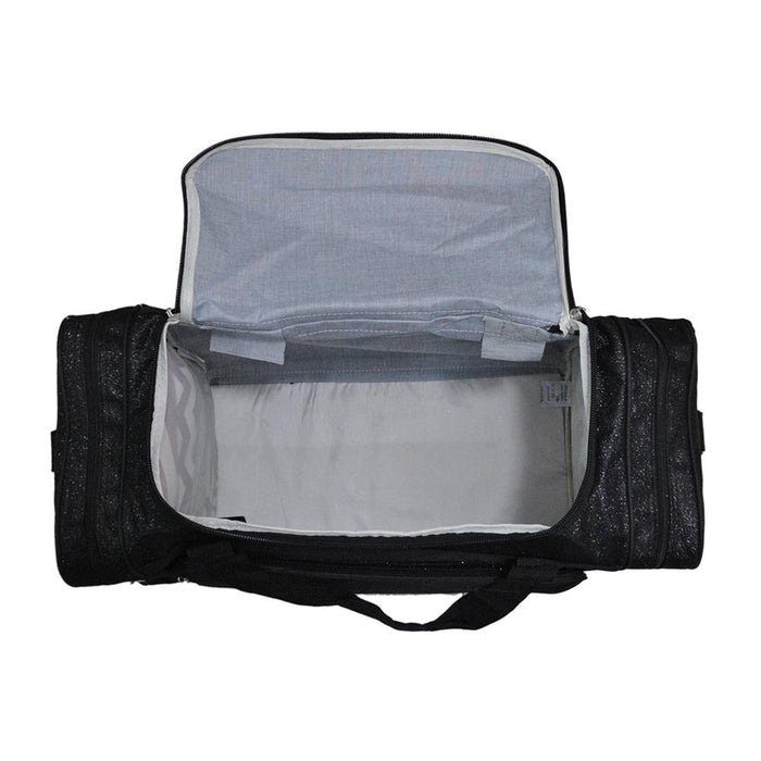 Black 20" glitter duffle bag, glitter duffle bag, 20-inch glitter bag, cheer glitter duffle bag, dance glitter duffle bag, gymnastics glitter duffle bag, competition glitter duffle, academy glitter duffle, afterschool glitter duffle, school glitter duffle, glitter team duffle bag, glitter cheer mom duffle, glitter dance mom duffle, gym mom glitter duffle, 20" glitter cheer bag, 20" glitter dance bag, 20" gym glitter bag, competition 20" glitter duffle, academy 20" glitter bag, afterschool glitte
