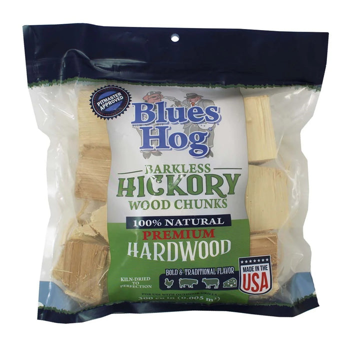 Blues Hog BBQ Wood Chunks - Barkless Hickory - 4.9l(300 cu in)