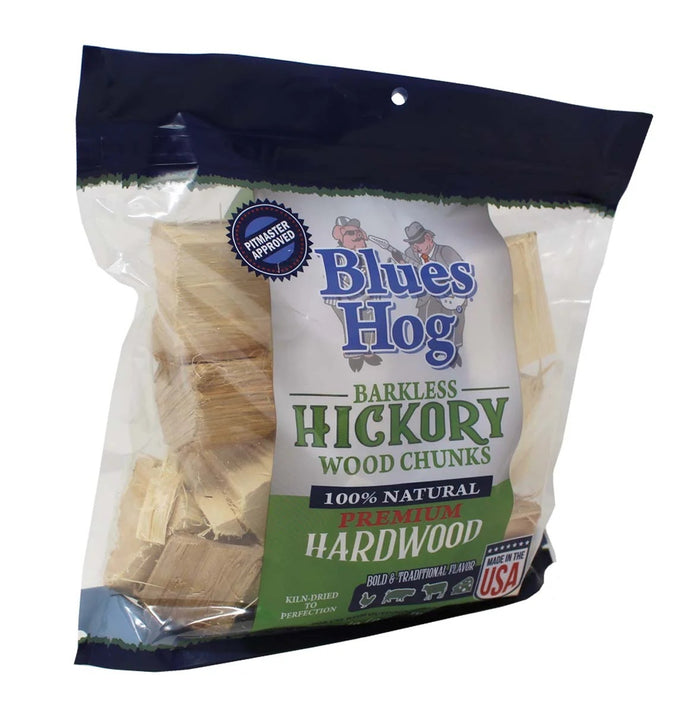 Blues Hog BBQ Wood Chunks - Barkless Hickory - 4.9l(300 cu in)