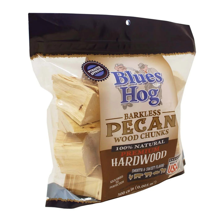 Blues Hog BBQ Wood Chunks - Barkless Pecan - 4.9l(300 cu in)