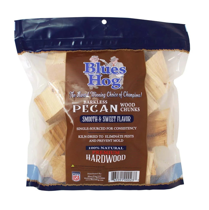Blues Hog BBQ Wood Chunks - Barkless Pecan - 4.9l(300 cu in)