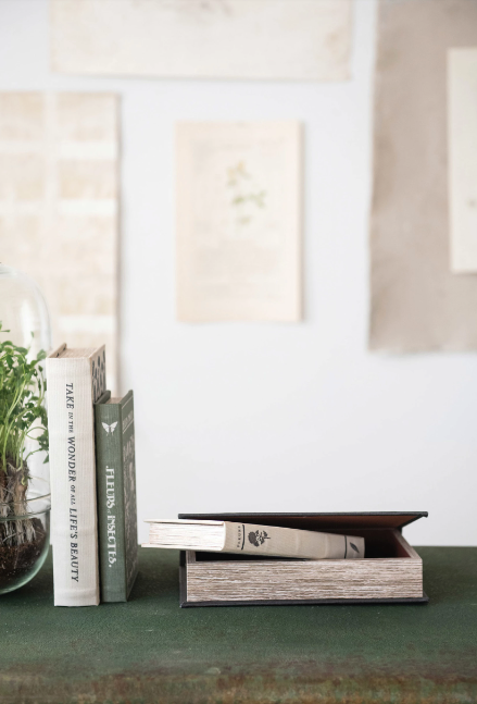 Book Storage Boxes - Set of Two
