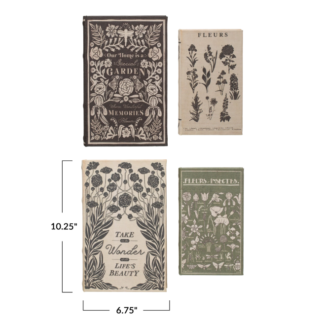 Book Storage Boxes - Set of Two