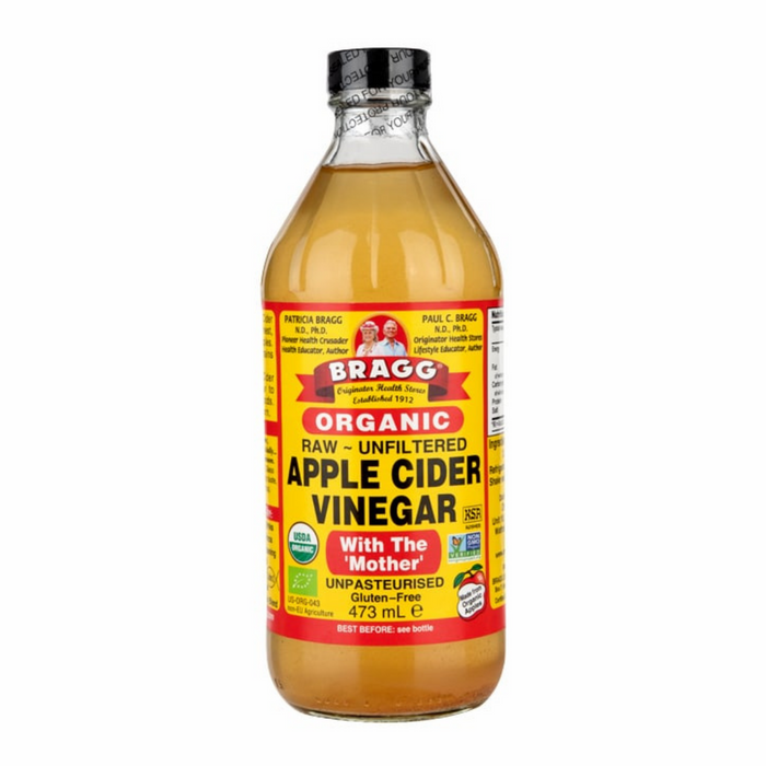 Braggs Organic Raw Apple Cider Vinegar With The Mother 946ml