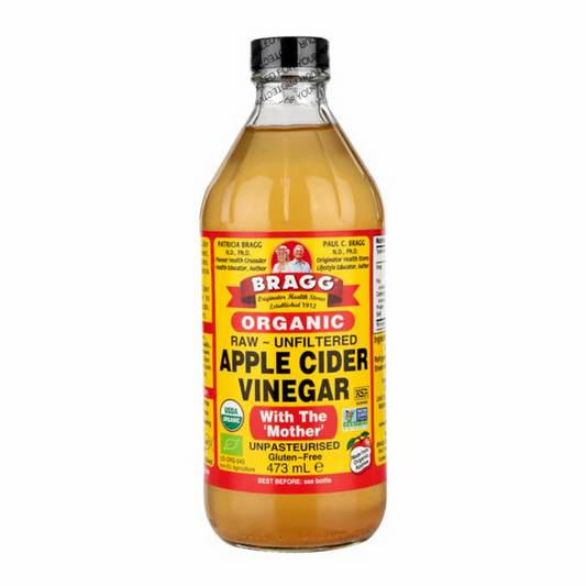 Braggs Organic Raw Apple Cider Vinegar With The Mother 946ml