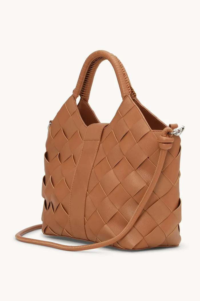Braided Handbag 250 - Cognac