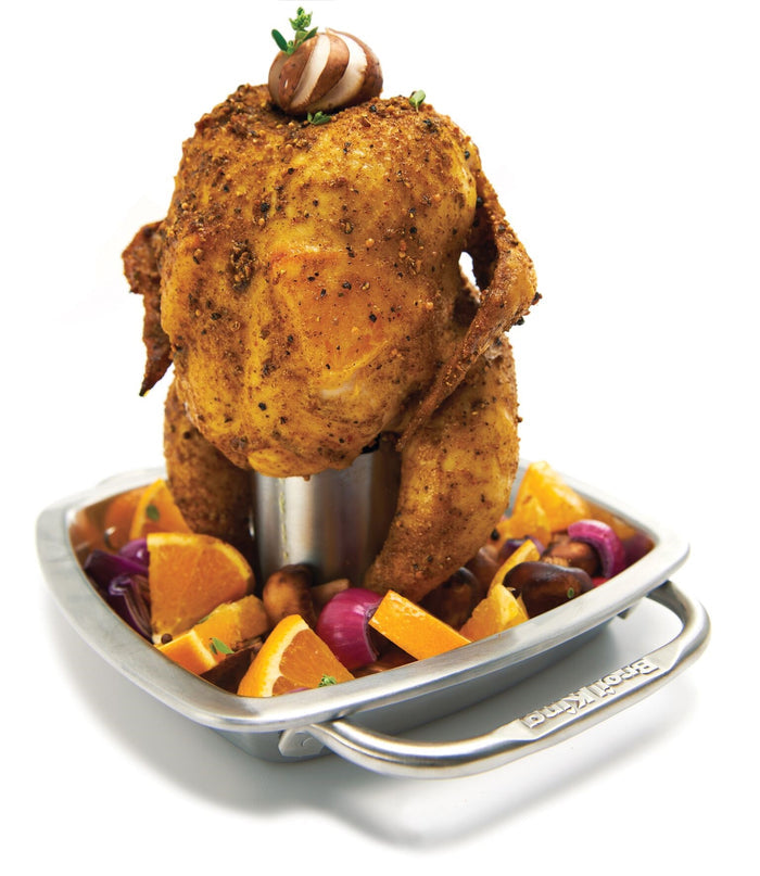 Broil King Premium Chicken Roaster with Pan