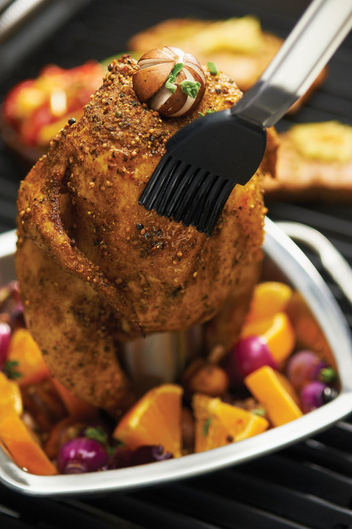 Broil King Premium Chicken Roaster with Pan