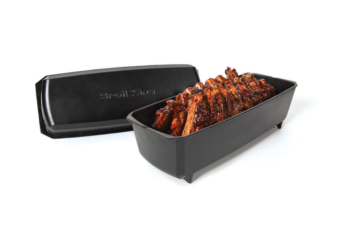 Broil King Rib Roaster- Heavy Duty Cast Iron