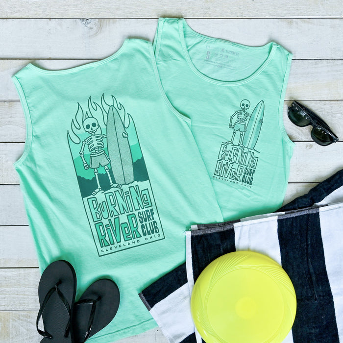Burning River Surf Club - Unisex/Mens Tank Top