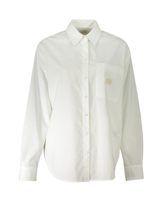 Calvin Klein Bianco Cotton Woman Shirt