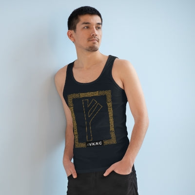 Printify Tank Top Fehu Rune Norse  V.K.N.G™ Tank top