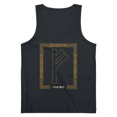 Printify Tank Top Fehu Rune Norse  V.K.N.G™ Tank top