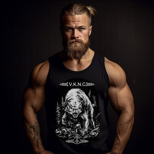 Printify Tank Top Tyr vs Fenrir V.K.N.G™ Tank top