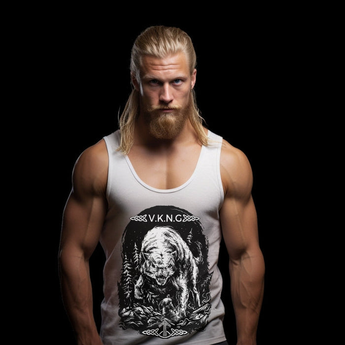 Printify Tank Top Tyr vs Fenrir V.K.N.G™ Tank top