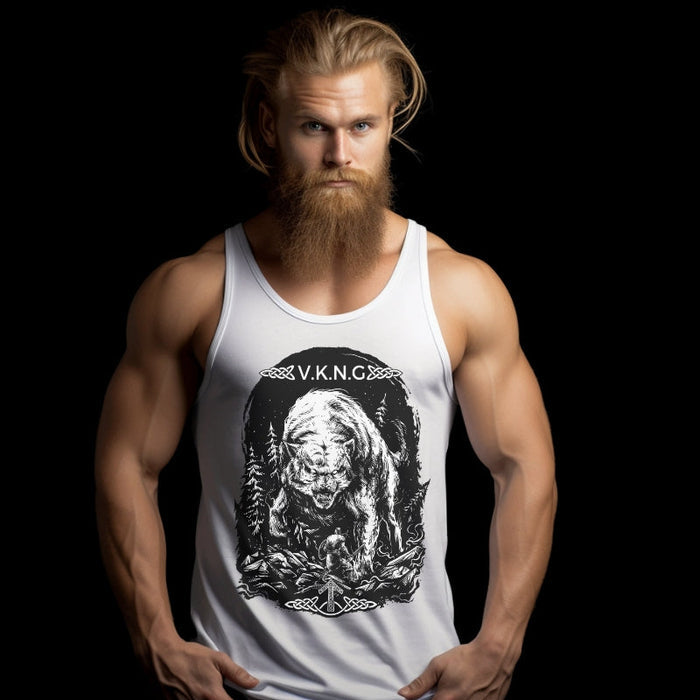 Printify Tank Top Tyr vs Fenrir V.K.N.G™ Tank top