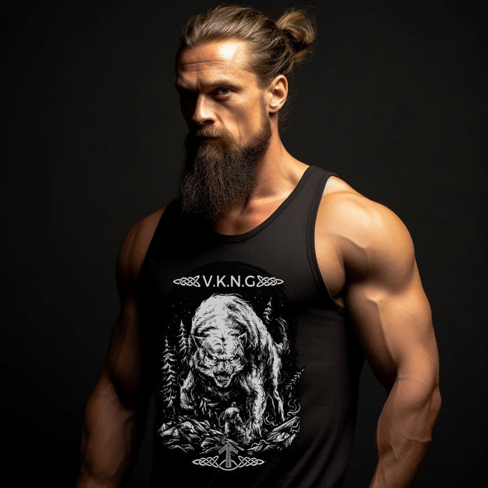 Printify Tank Top Tyr vs Fenrir V.K.N.G™ Tank top