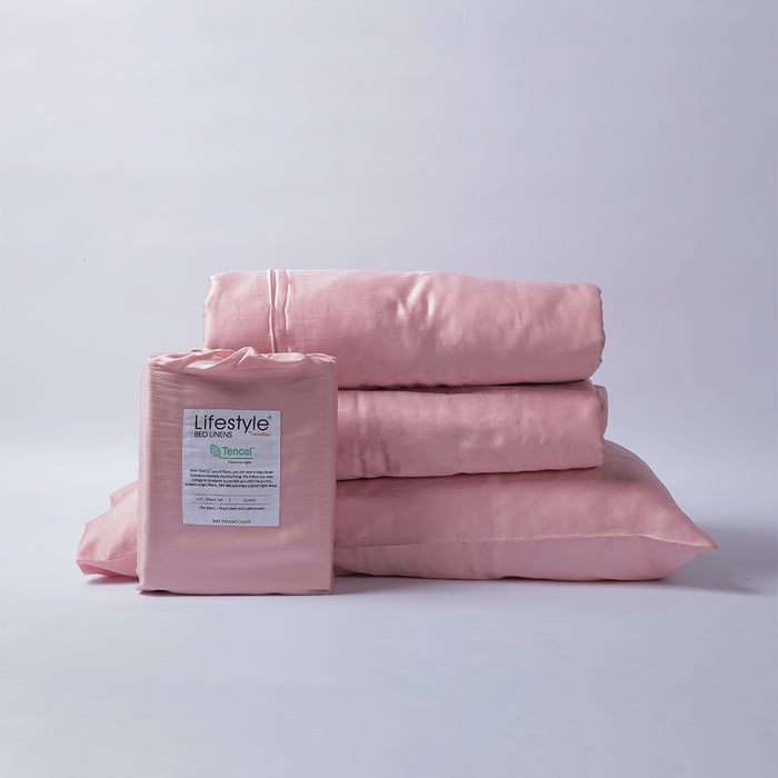 Cerise Pink / Twin - 39 x 78 in / Set of 4