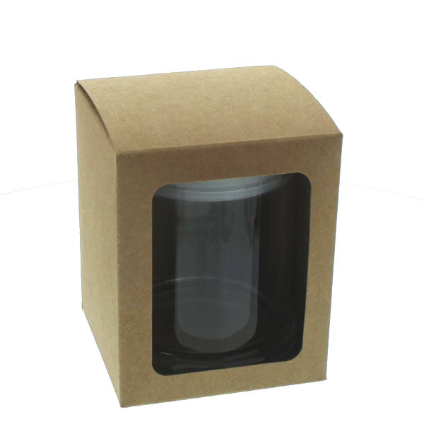 Candela Metro - FLAT Lid - Gift Box - Large - NATURAL - WINDOW