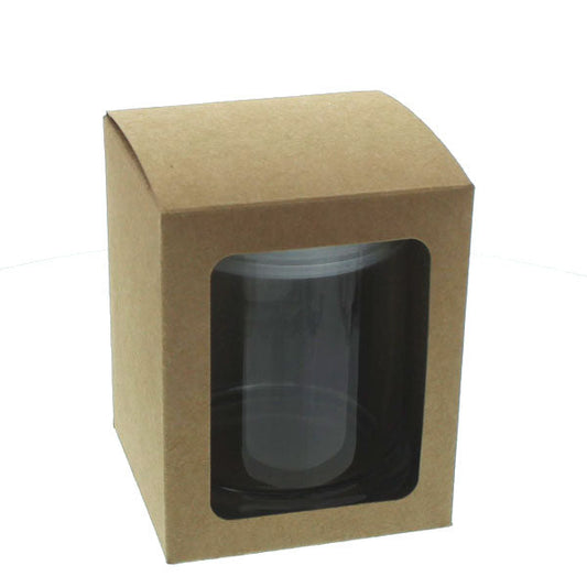 Candela Metro - FLAT Lid - Gift Box - Large - NATURAL - WINDOW