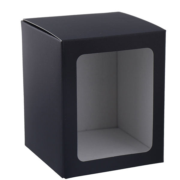 Candela Metro - FLAT Lid - Gift Box - X-Large - BLACK - WINDOW